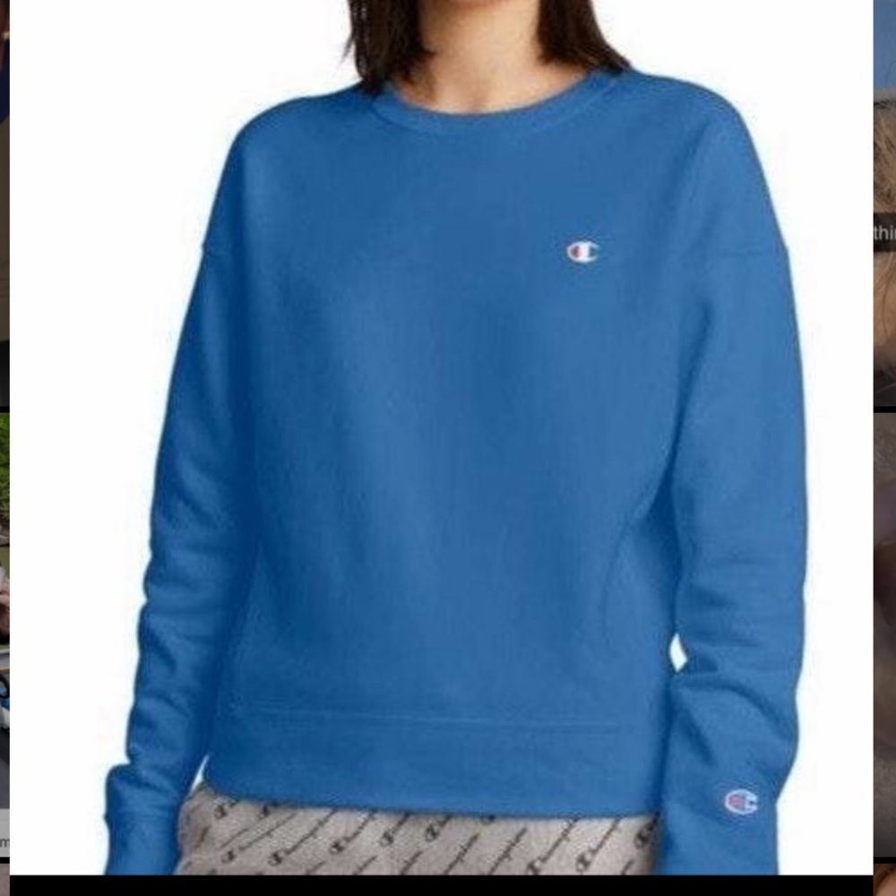 Champion crew neck hoodie